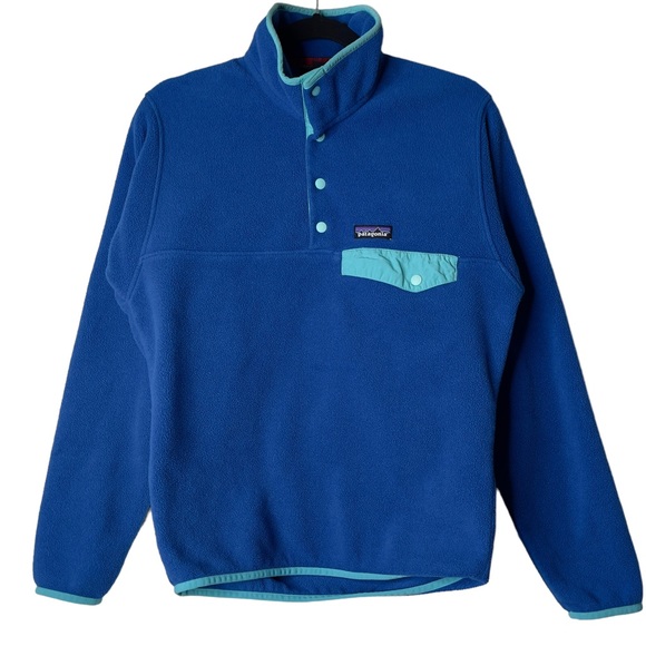 Patagonia Other - Patagonia Synchilla Fleece Polyester Long Sleeve Sweater Purple/Blue Size XS